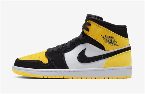 Air Jordan 1 Mid “yellow Toe” Coming Soon Sneakers Cartel