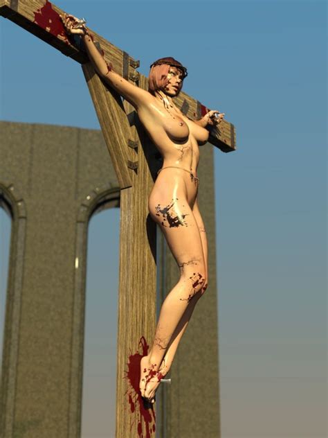 Bdsm Real Woman Nail Crucifix Igfap