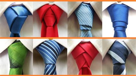 8 Different Ways To Tie A Necktie How To Tie A Tie Youtube