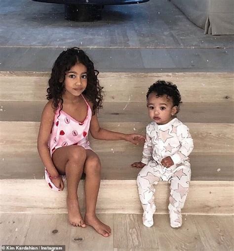 Kim Kardashian Poses With North Saint And Chicago For Vogue Daily
