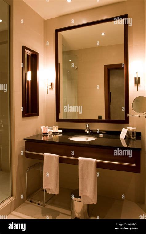 Elegant 5 Star Hotel Or Apartment Luxury Bathroom Stock Photo Alamy