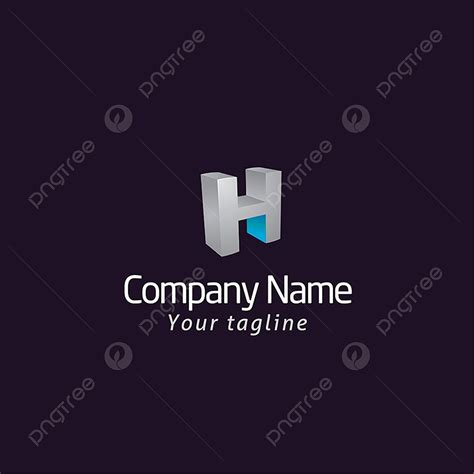 Gambar Template Huruf Logo Logo H Surat Png Dan Vektor Dengan