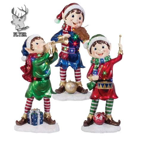 Life Size Fiberglass Elves Christmas Decoration Staue For Sale Buy Elves Christmas Decoration