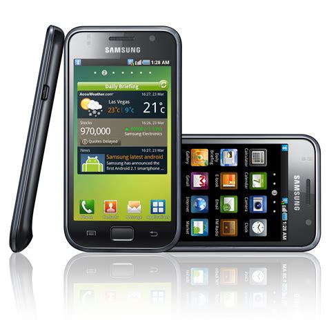 Samsung Galaxy S Announced Android 21 4″ Wvga Screen 1 Ghz Processor