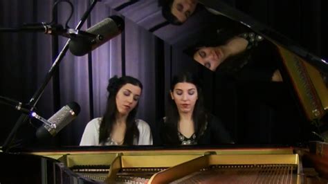 Meet The Twin Sisters Who Play Four Handed Piano Bbc News