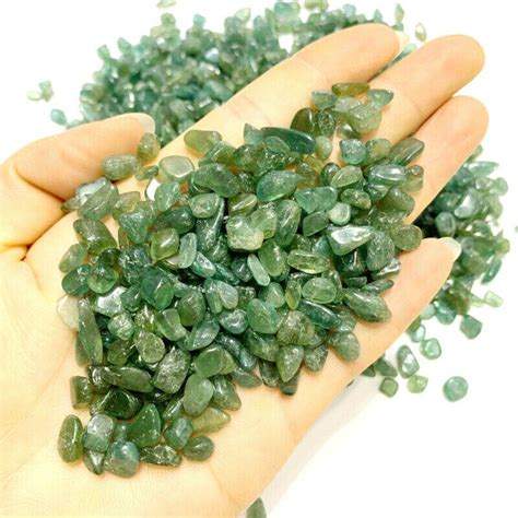 Wholesale 50g Natural Green Apatite Quartz Crystal Gravel Stone Mineral