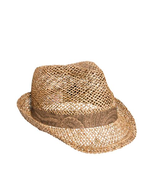 Lyst Asos Seagrass Straw Hat In Brown For Men
