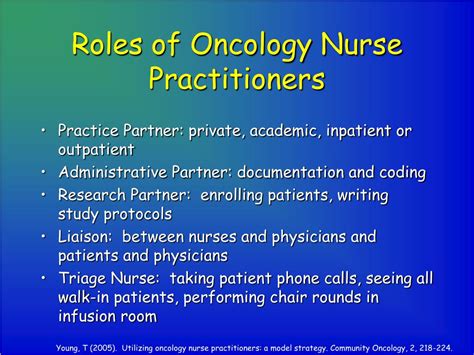 Ppt The Role Of The Nurse Practitioner In An Ambulatory Oncology