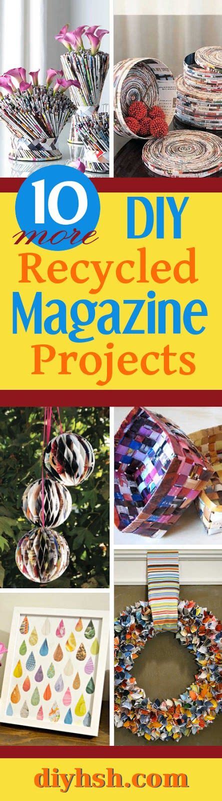 10 More Diy Recycled Magazine Projects Diy Home Sweet Home Paper