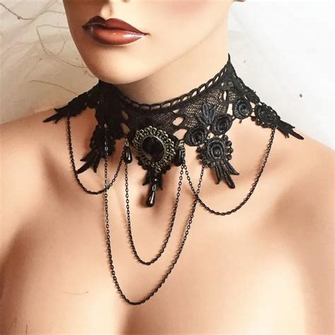 Wedding Jewelry Choker Collar Necklace Vintage Inspired Victorian