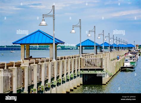 The Jimmy Rutherford Fishing Pier Is Pictured At The Bay Saint Louis Municipal Harbor Aug