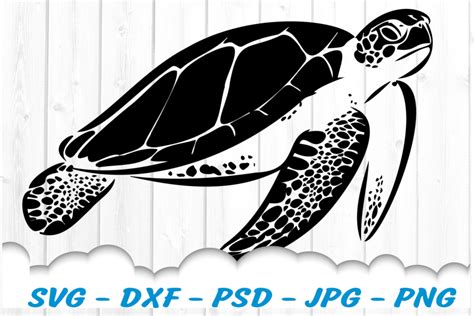 Sea Turtle Svg Dxf Cut Files
