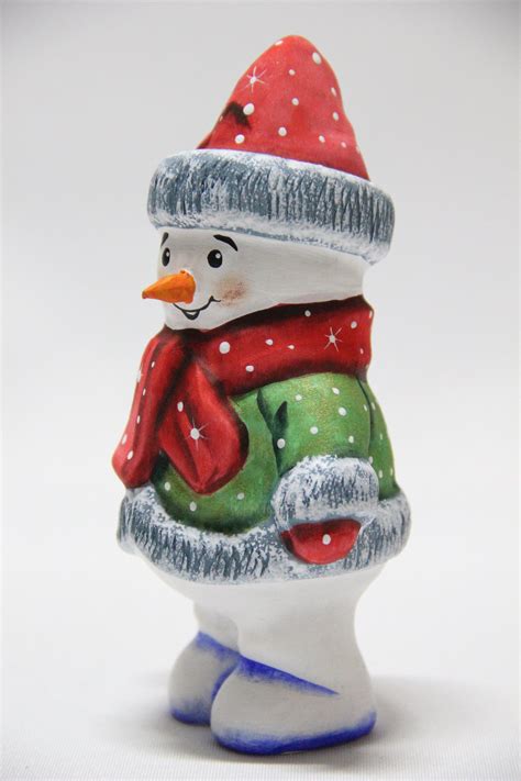 Wooden Hand Carved Snowman 59 Hand Carved Hand Painted Etsy