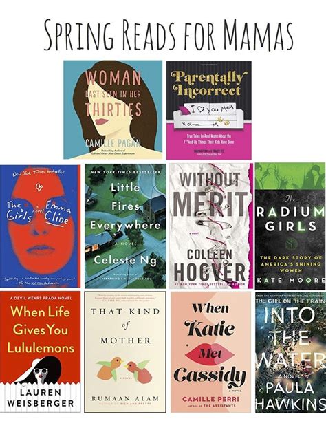 Spring reads for women. Book club books to read for Spring. #bookclub #