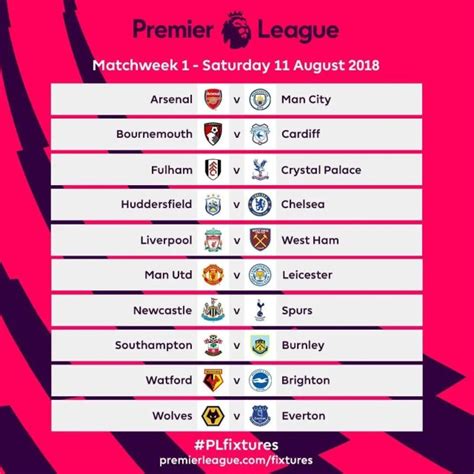 Epl Fixtures Today Epl Results Table Fixtures For Android Apk