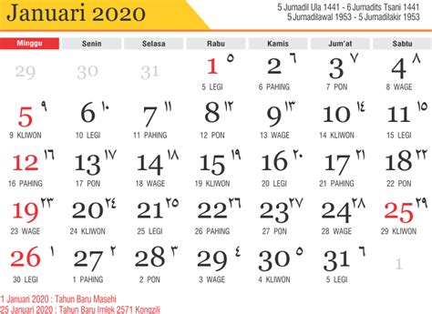 Template Kalender 2020 05 Toko Fadhil Template