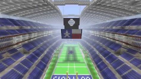 Minecraft Dallas Cowboys Stadium Youtube