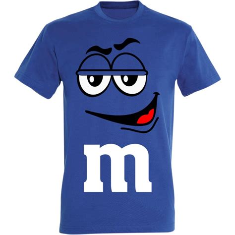 Déguishirt Mandms Déguisement T Shirt Mandms Mister Bleu