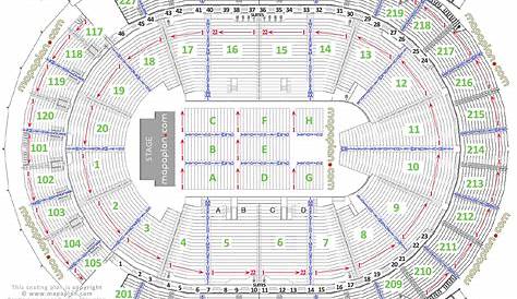 Paycom Center Seating Chart With Seat Numbers