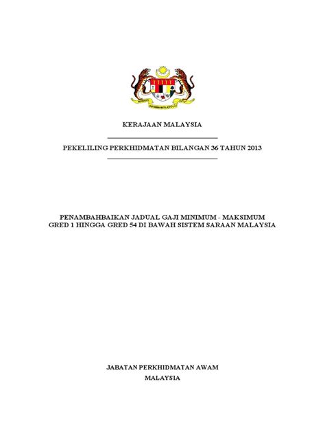 30 april 2019 senarai edaran pekeliling ict kpm bilangan 1 tahun 2019 polis! PEKELILING PERKHIDMATAN BILANGAN 36 TAHUN 2013 ...