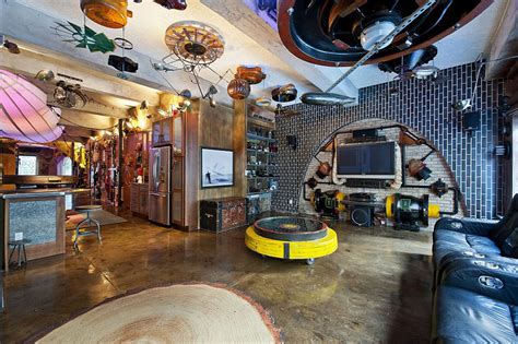 Retro Futuristic Steampunk Loft Apartment In New York Idesignarch