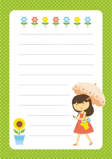 Letter Writing Paper For Kids 10 Free Pdf Printables Printablee