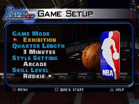 Nba Live 99 For Sony Playstation The Video Games Museum