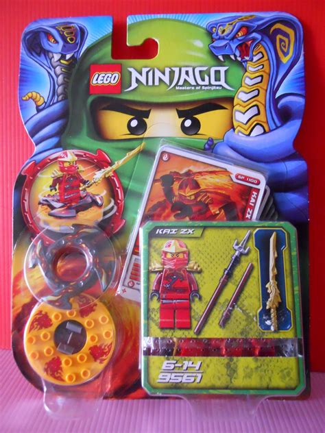 Dexters Diecasts Dexdc Lego Ninjago Spinner Set 9561 ~ Kai Zx