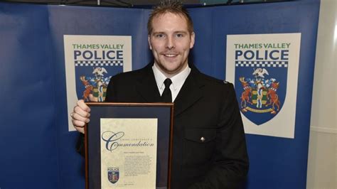 Police Officer Who Stopped Man Setting Himself Alight Honoured Bbc News