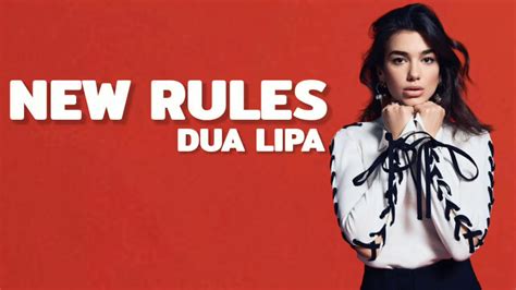 Dua Lipa New Rules Lyrics ★dynasty Lyrics★ Youtube