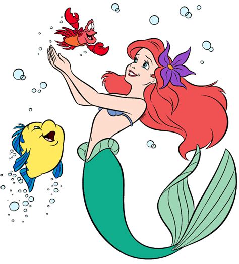 Ariel And Friends Clip Art Images Disney Clip Art Galore
