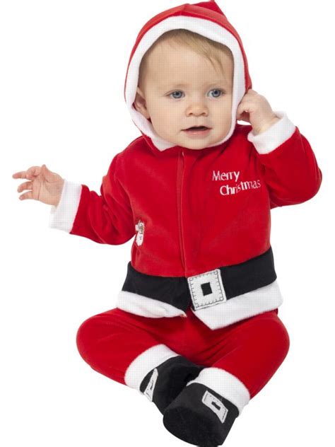 Baby Boy Santa Suit Image Cute Baby Wallpapers