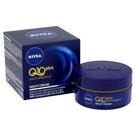 Nivea Visage Q10 Night Cream 50ml From Ocado