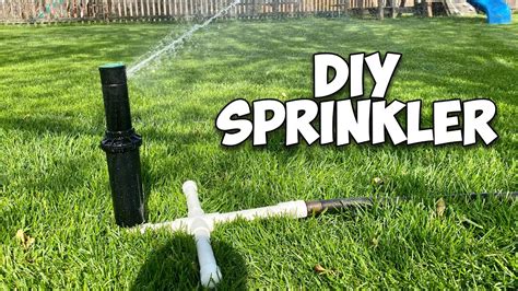 How To Make Your Own Sprinkler Step By Step Guide Youtube
