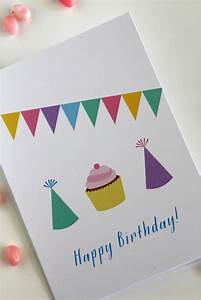Free Printable Blank Birthday Cards Catch My Party