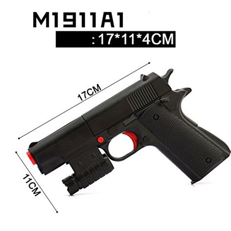 Buy Kid Toy Gun Brand New Realistic 11 Scale Colt M1911a1 Rubber