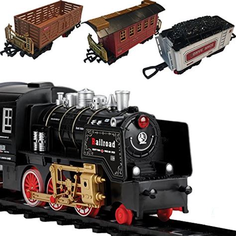 Christmas Electric Toy Train Set Classic Locomotive Model Train Sets
