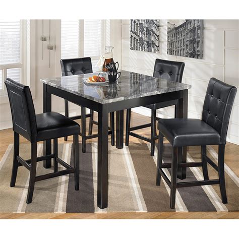 Rent To Own Ashley Bennox Counter Height Piece Dining Set Rent One