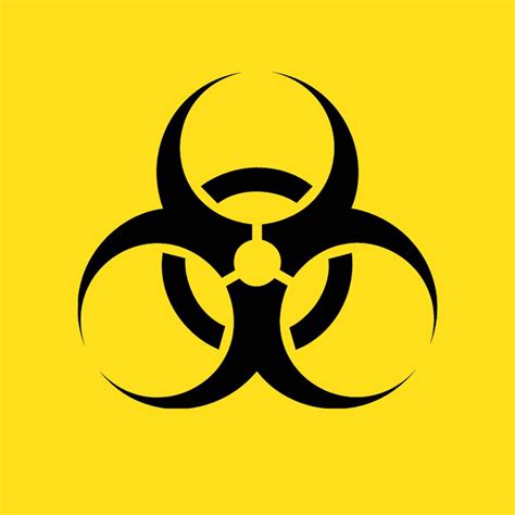 Biohazard Symbol Vinyl Decal Hazardous Material Zombie Etsy