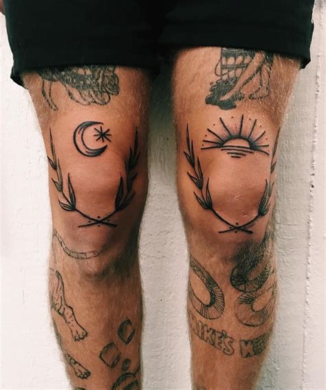 Sol Måne På Magimike Tack Broder 🏼 Leg Tattoos Tattoos For Guys