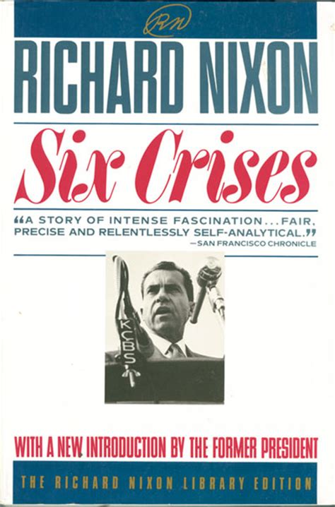 Richard M Nixon Autographed And Dated Six Crises Book