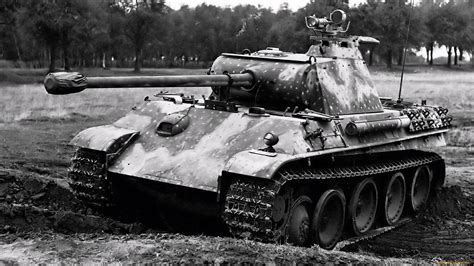 German Panzer V Panther With Experimental Night Vision