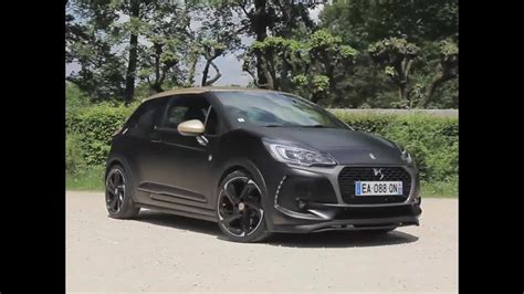 Essai Ds3 Performance Black Special 2016 Youtube