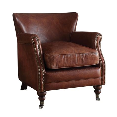 Astonishing Leather Accent Chairs With Arms Photos 