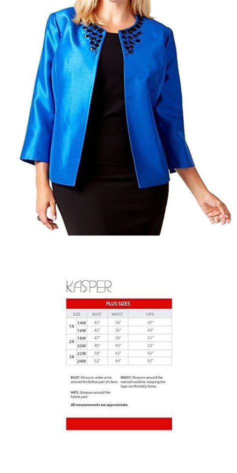 Kasper Womens Plus Size Long Sleeve Flyaway Beaded Suit Jacket
