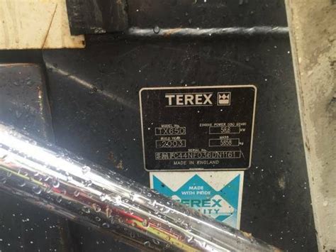 2003 Terex Tx650 Skip Loader Used 2003 Terex Tx650 Skip Loader