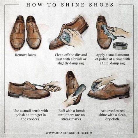Emsk How To Properly Shine A Pair Of Shoes Or Boots Reverymanshouldknow