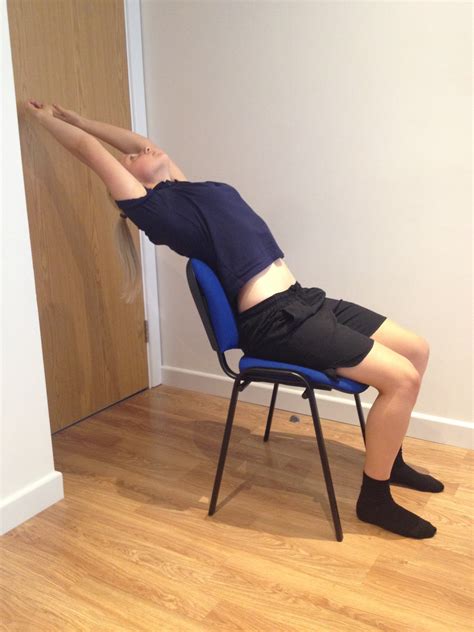 Thoracic Spine Extension Stretch Sitting G4 Physiotherapy And Fitness