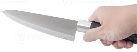 Hand Holding Knife Isolated 11906431 Png