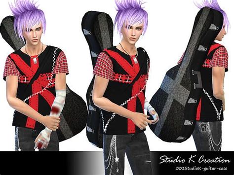 Studio K Creation Guitar Case • Sims 4 Downloads Sims 4 Sims 4